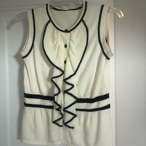 Black and white tank